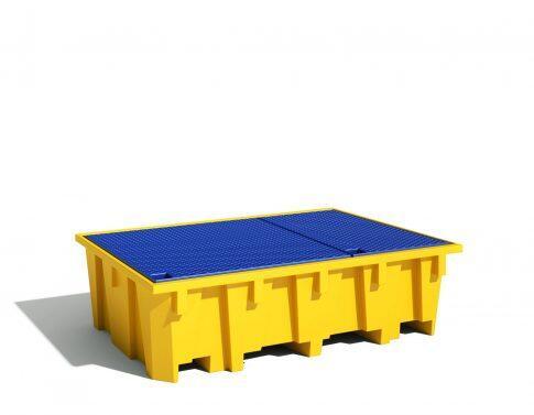 Bacia de derramamento IBC – 1050 L - Grelha HDPE