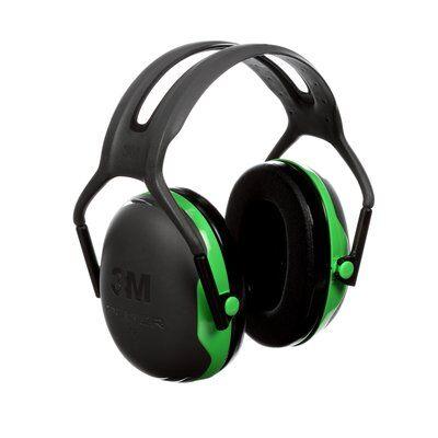 Abafador Peltor X1A Preto/Verde 