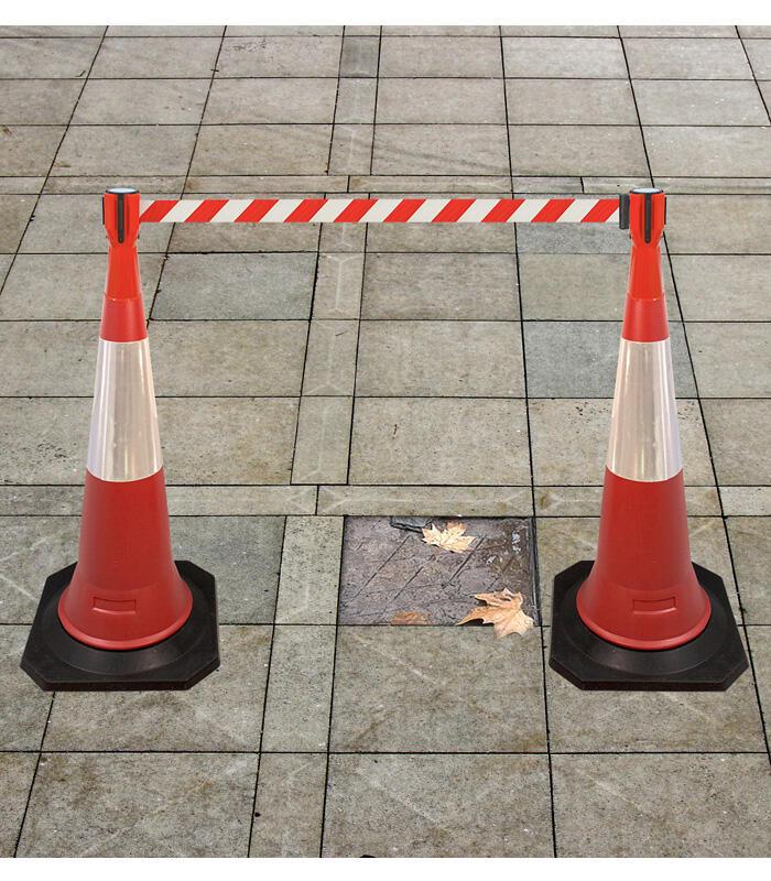 Cinta Retráctil para cone  V/B   -   9 Metros