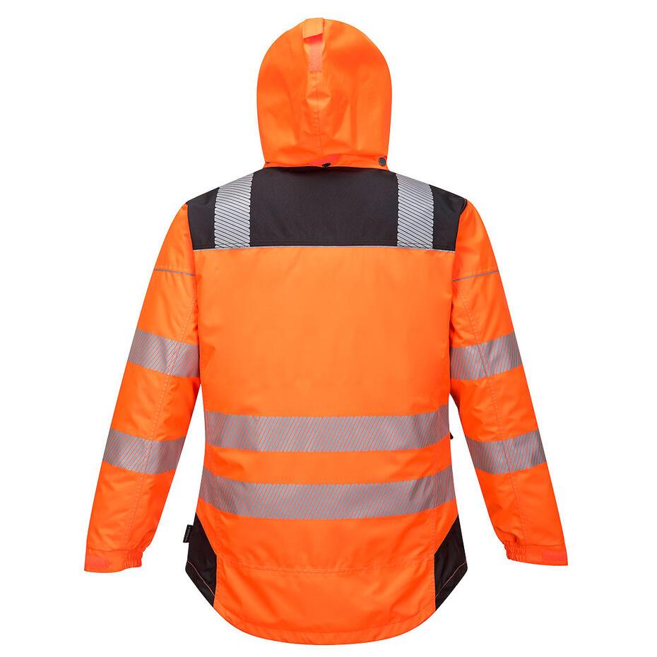 T400 - Casaco de inverno PW3 Hi-Vis Laranja/Preto