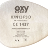 Pré-filtro de partículas OxyPRO X7N13 P3 D