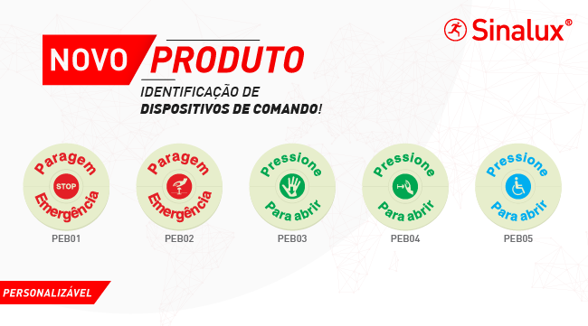 Etiquetas de identificação de dispositvos de comando  Pack 20