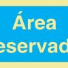 Sinal de informação, área reservada