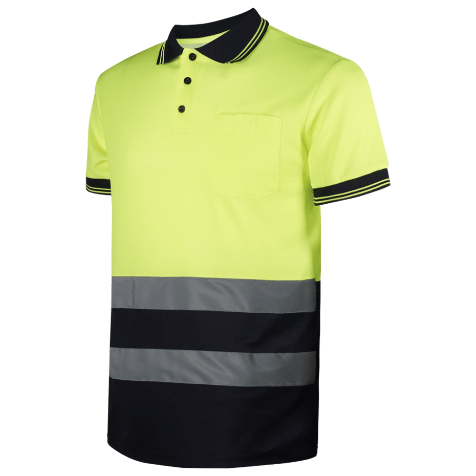 POLO PIQUÉ MANGA CURTA COMBINADO AV