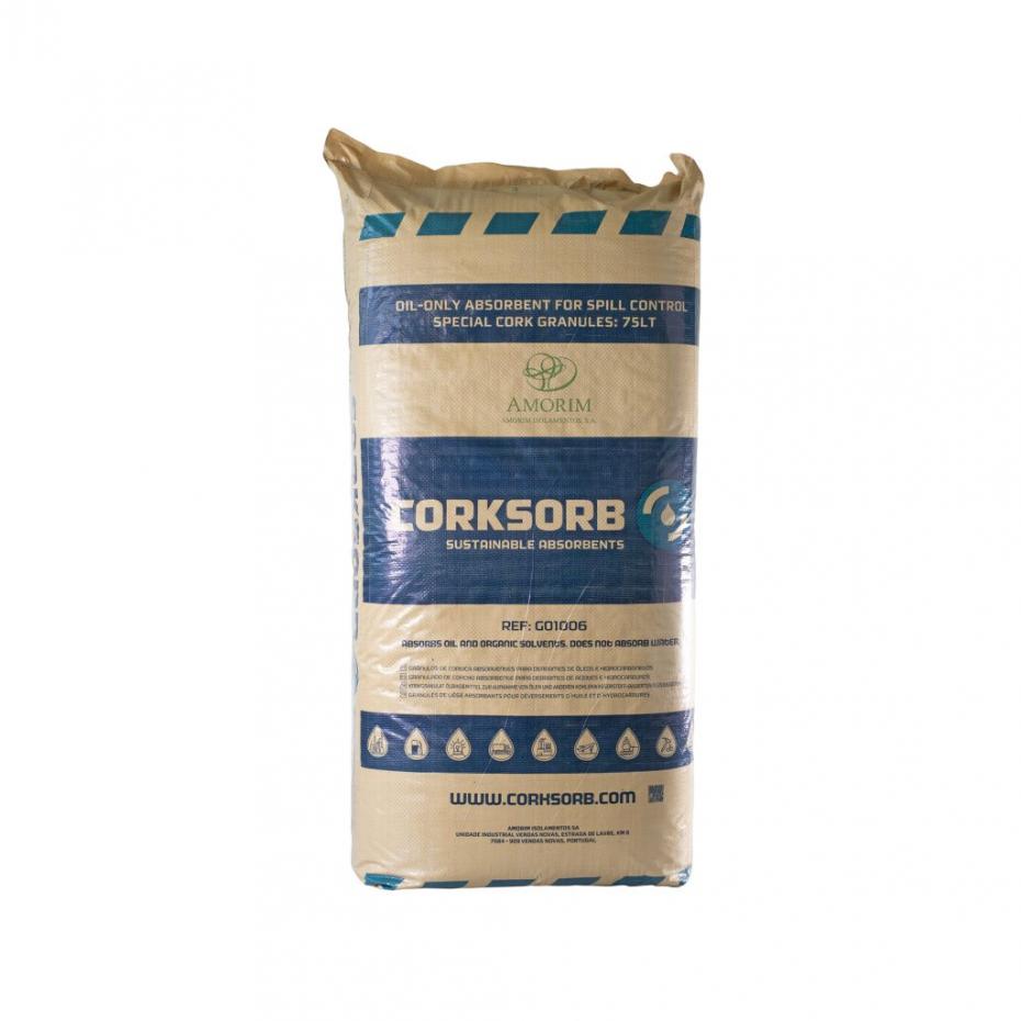 Absorvente Granulado para Derrames  Oleos - Saco 75lt