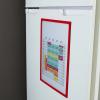 Suporte display de documentos magnético A4  Vermelho