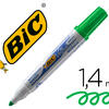 Marcador bic velleda para quadro branco cor verde ponta redonda 1,3 mm.