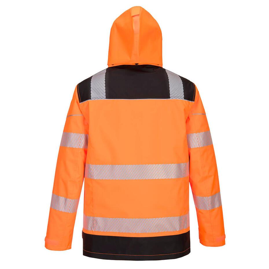 PW367 - Casaco PW3 Hi-Vis 5 em 1 Laranja/Preto