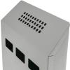 Cinzeiro de parede para exterior de metal cinza 147 x 60 x 324 mm