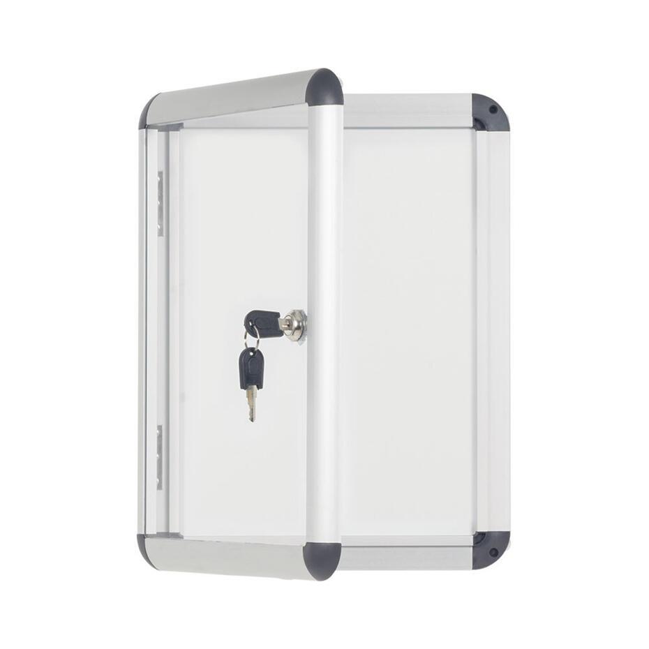 Vitrine MASTERVISION Exterior 999x996mm Fundo Magnético Branco (12A4)