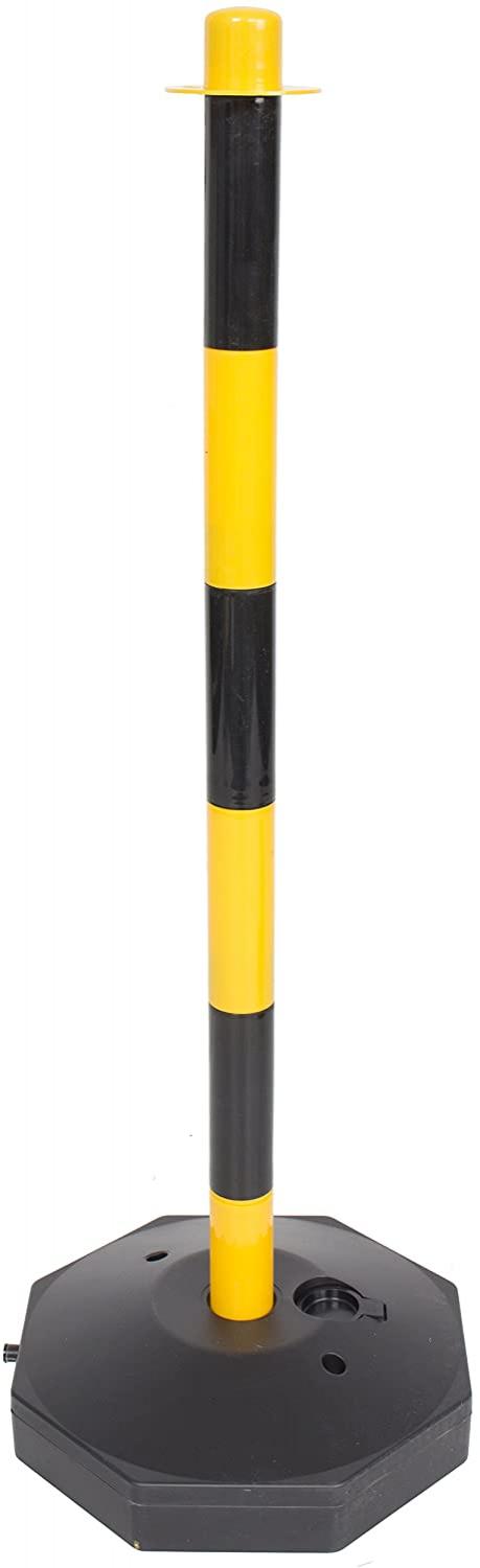 Suporte de corrente c/ base Preto/Amarelo