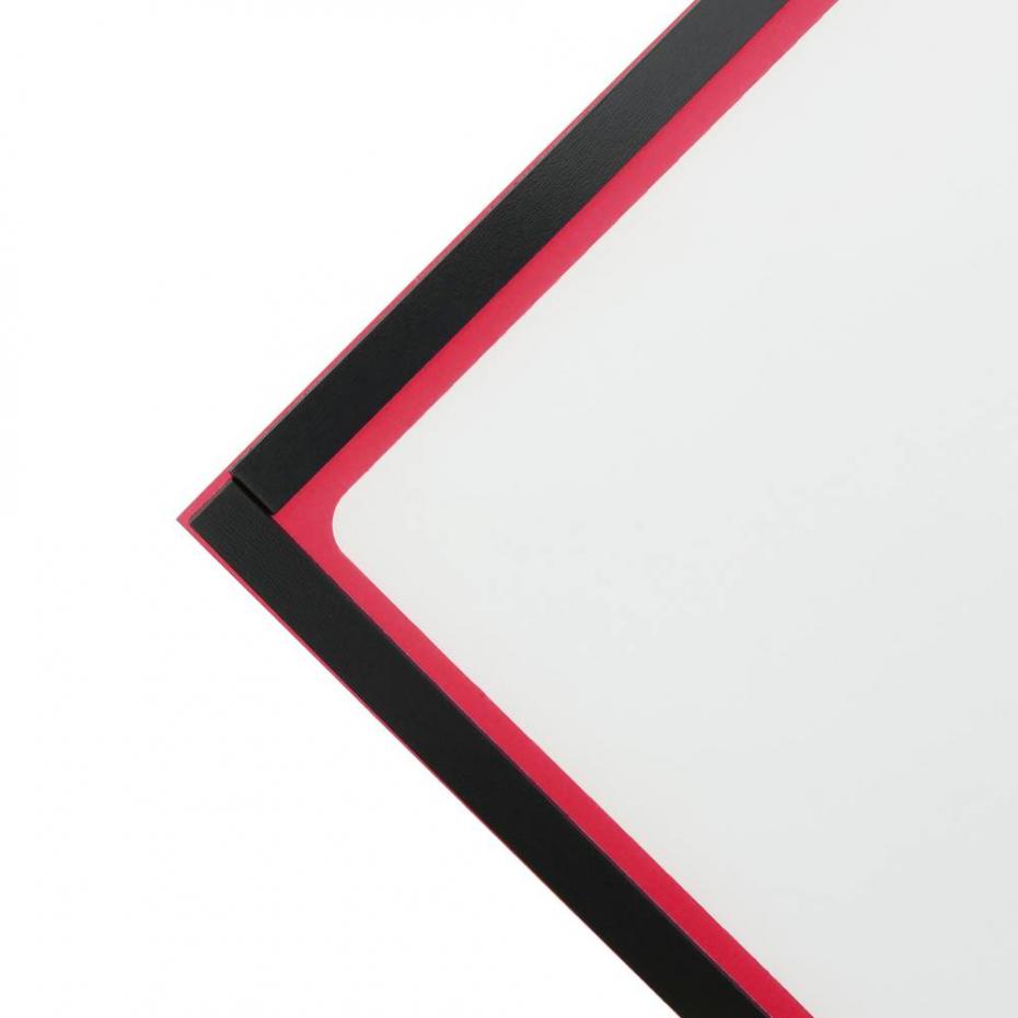 Suporte display de documentos magnético A4  Vermelho