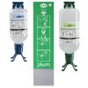 Estação de Parede Plum Combi (Lava-Olhos 1000ml + PH 500ml)