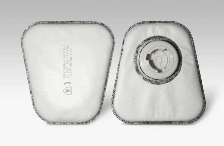 FILTRO PARTÍCULAS REUTILIZÁVEL COM CARVÃO ATIVO P3R
