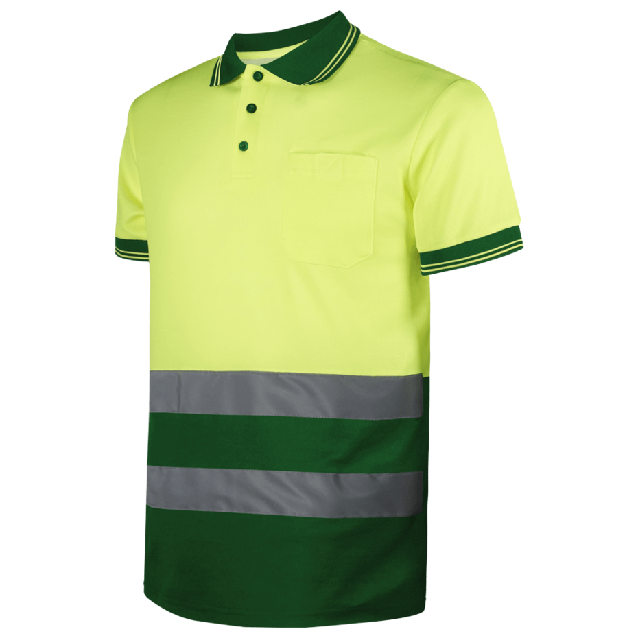 POLO PIQUÉ MANGA CURTA COMBINADO AV