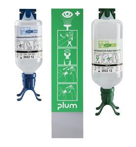 Estação de Parede Plum Combi (Lava-Olhos 1000ml + PH 500ml)