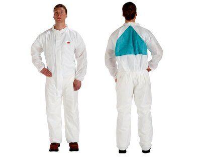 Fato Protecção 3M  Branco/Verde Tipo 5/6 