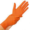 Luvas Nitrilo  GRIP OIL  (Sem Pó)  Laranja   Caixa 50 