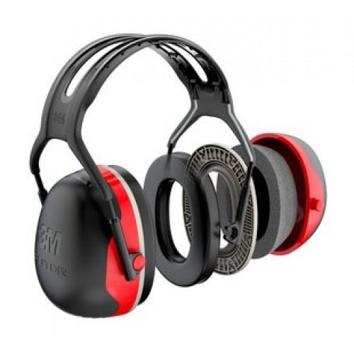 Abafador Peltor X3A Preto/Vermelho (SNR33db)