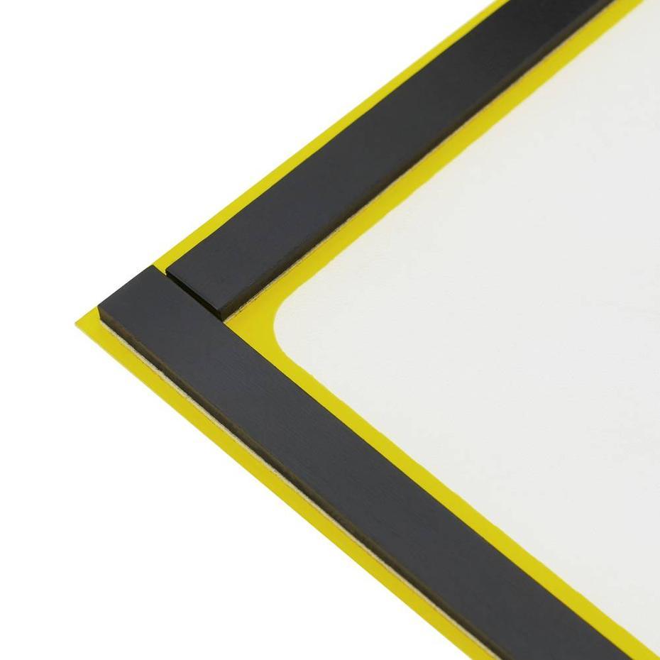 Suporte display de documentos magnético A3 Amarelo
