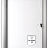 Vitrine MASTERVISION Exterior1039x1308mm Fundo Magnético Branco (16A4)