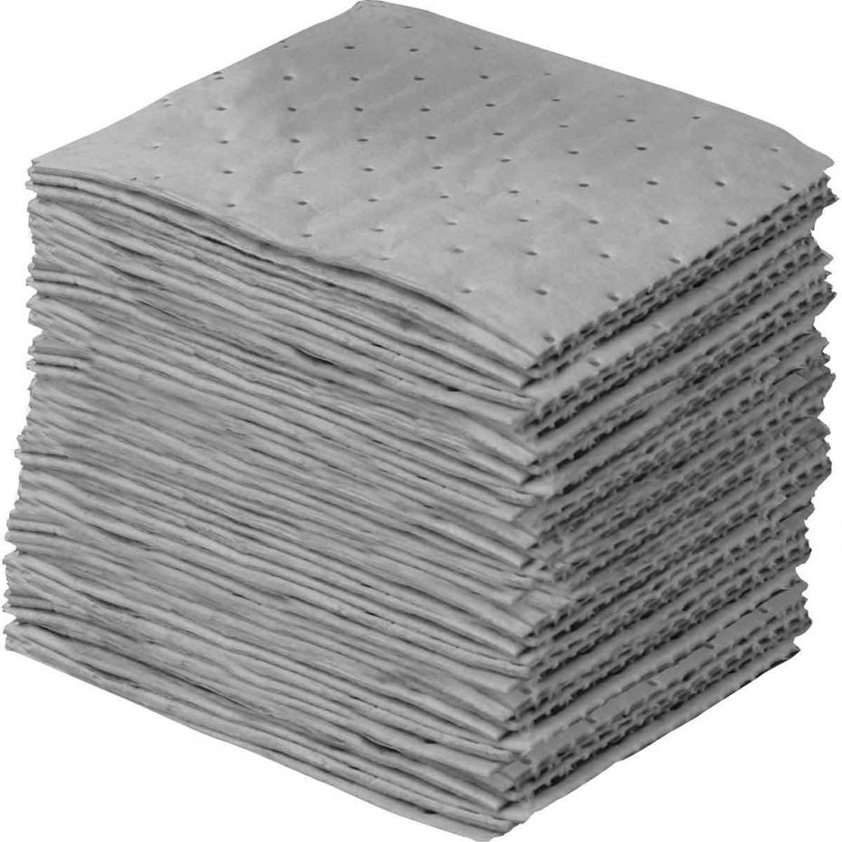 Panos Absorventes Universais Cinza para derrames 120 Litros .  (cx. 200 un.) 