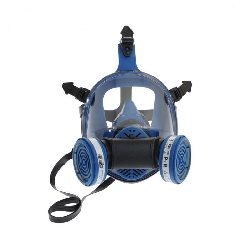 Mascara Spasciani TR2002 CL2 Visor Policarbonato Azul