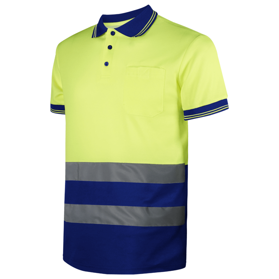 POLO PIQUÉ MANGA CURTA COMBINADO AV