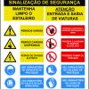 Placa De Obras Med.  600mm x  900mm PACK 6 Unid.