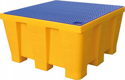 bacia de derramamento de 4 tambores – 880 L