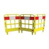Barreira PORTGATE Tripla ( 3 X 1Mt) Amarela c/ refletores