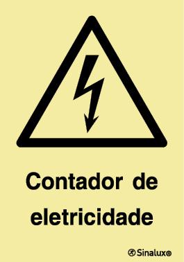 Sinal para condomínios, Contador de eletricidade