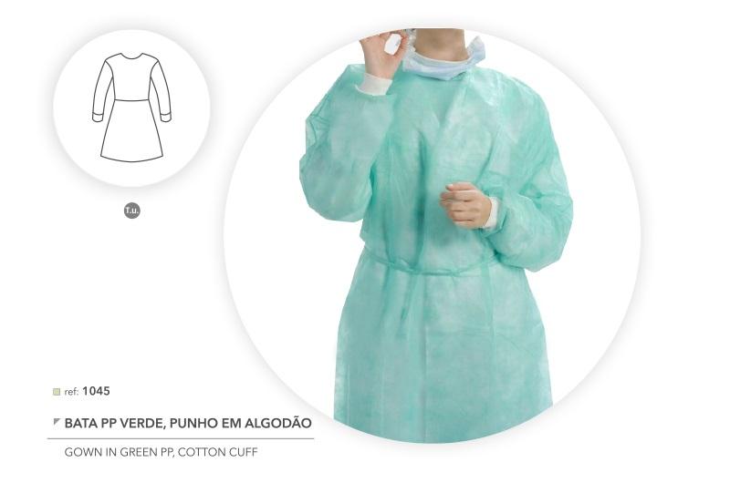 Bata Cirúrgica  Azul ou Verde  (  Mínimo Venda 100 unidades ) 