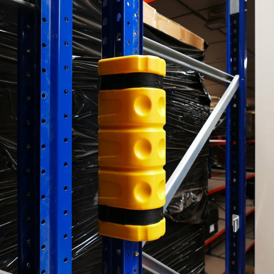 Protetor de plástico para prateleiras tipo U 141x155x448 mm