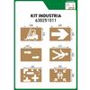  Kit de 6 Modelos para Sinalização Industrial Especial