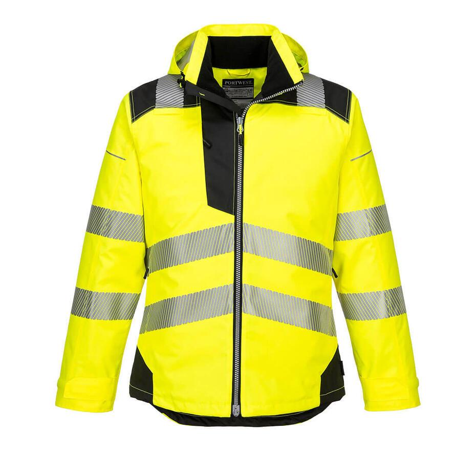 T400 - Casaco de inverno PW3 Hi-Vis Laranja/Preto