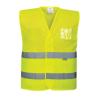 Colete Mesh Amarelo c/ faixa refletora T. L/XL