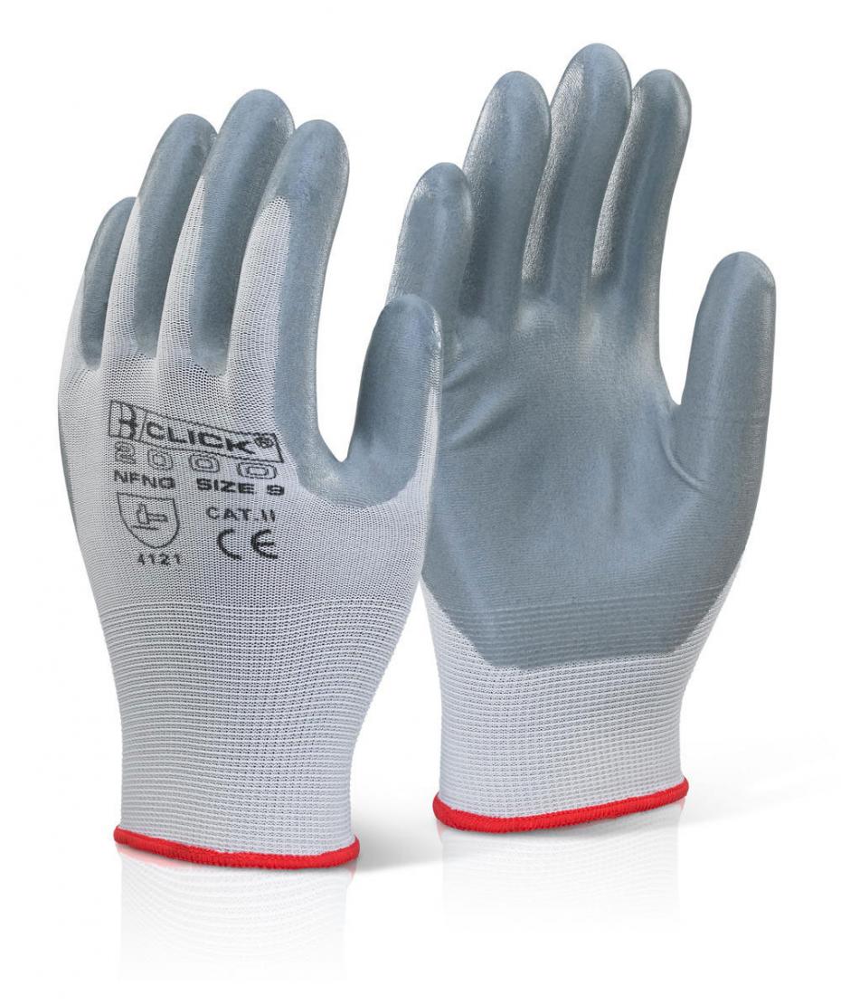 Luvas Nylon  NIT FLEX   Revestida a Nitrilo  ( Par )