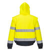 CASACO  ALTA VISIBILIDADE   2-EM-1 C468  Amarelo / Azul 