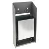Cinzeiro de parede para exterior de metal cinza 147 x 60 x 324 mm