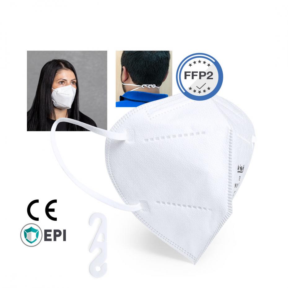 Mascara espalmada FFP2 S/ válvula ( Mínimo venda 50 Unidades )