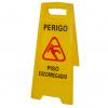 Placa Amarela  Aviso  (  Piso Escorregadio )  