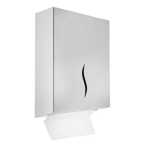 Toalheiro  inox escovado  p/ Toalha em Z