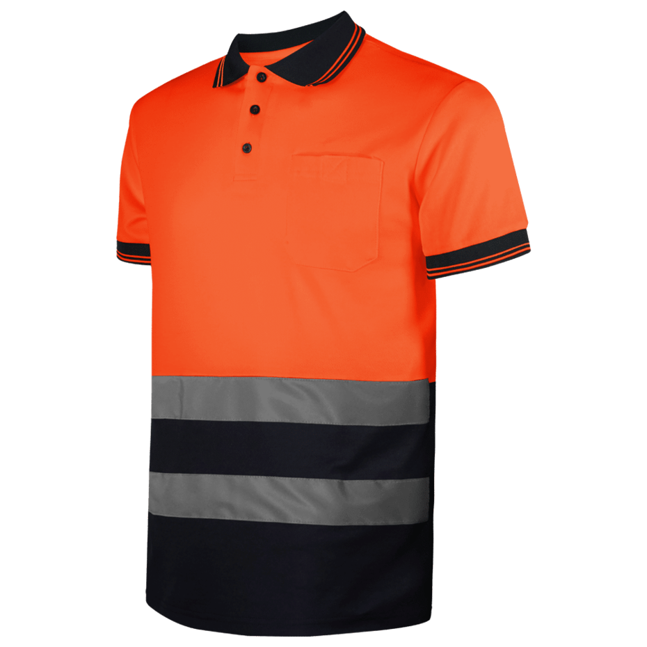 POLO PIQUÉ MANGA CURTA COMBINADO AV