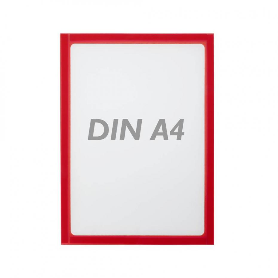 Suporte display de documentos magnético A4  Vermelho