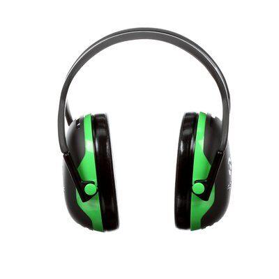 Abafador Peltor X1A Preto/Verde 
