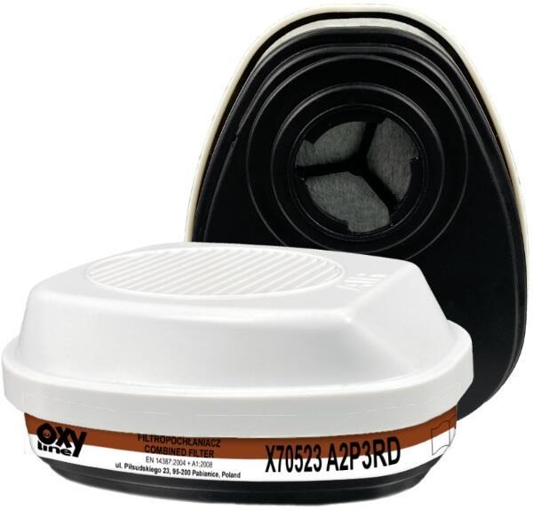 FILTRO CARTUCHO  OXYPRO X70523 A2 P3 RD, BAIONETA