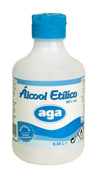 Alcool Etilíco 96V ( 250 Ml )