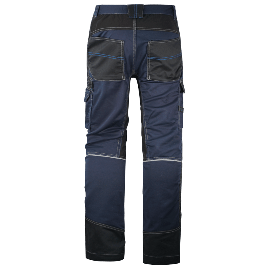 CALÇA STRETCH MULTI-BOLSO     AZUL MARINHO / PRETO