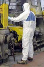 Fato protecção 3M   Branco/Azul tipo 5/6 